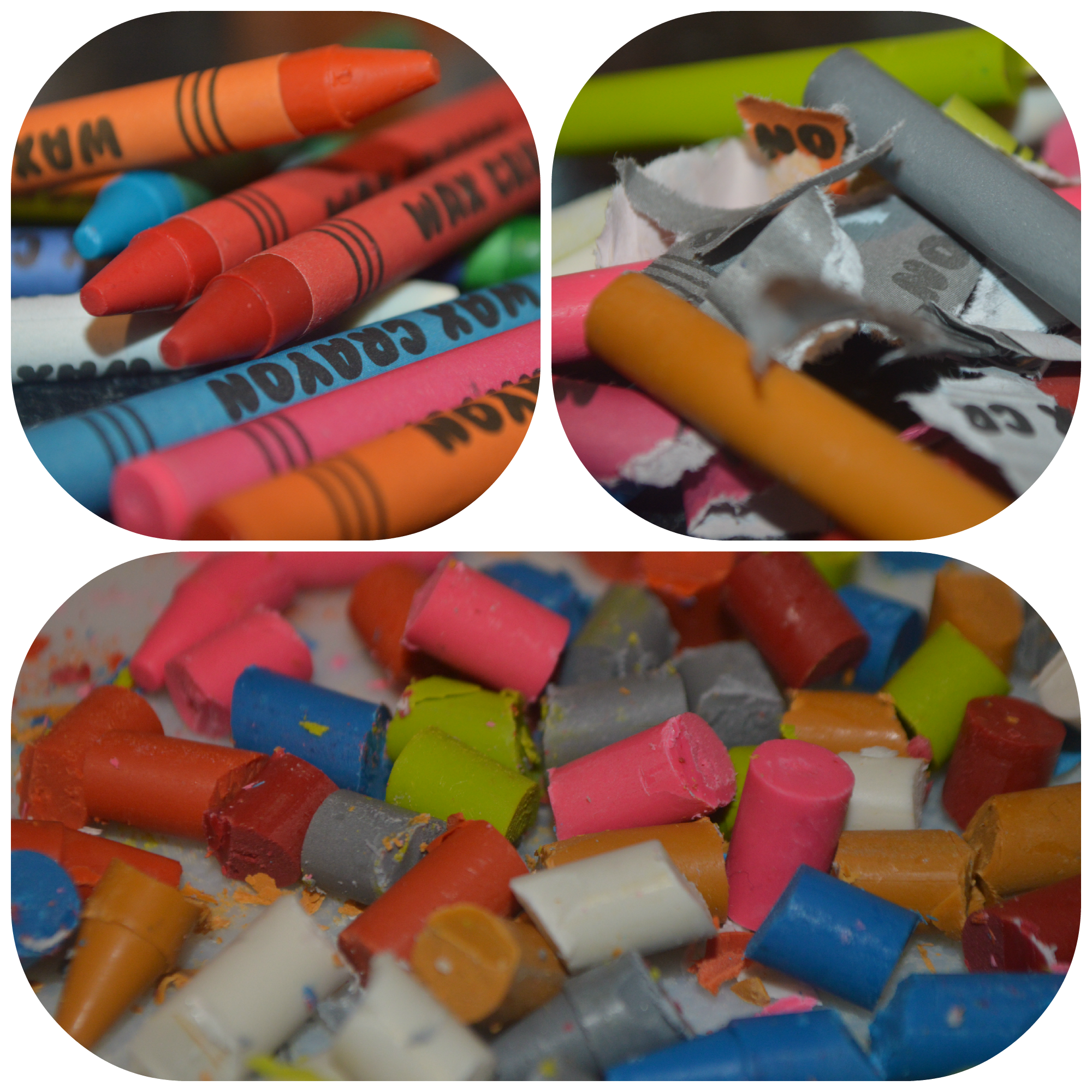 It's An Asda Valentines With Some Home Made Crayon Hearts