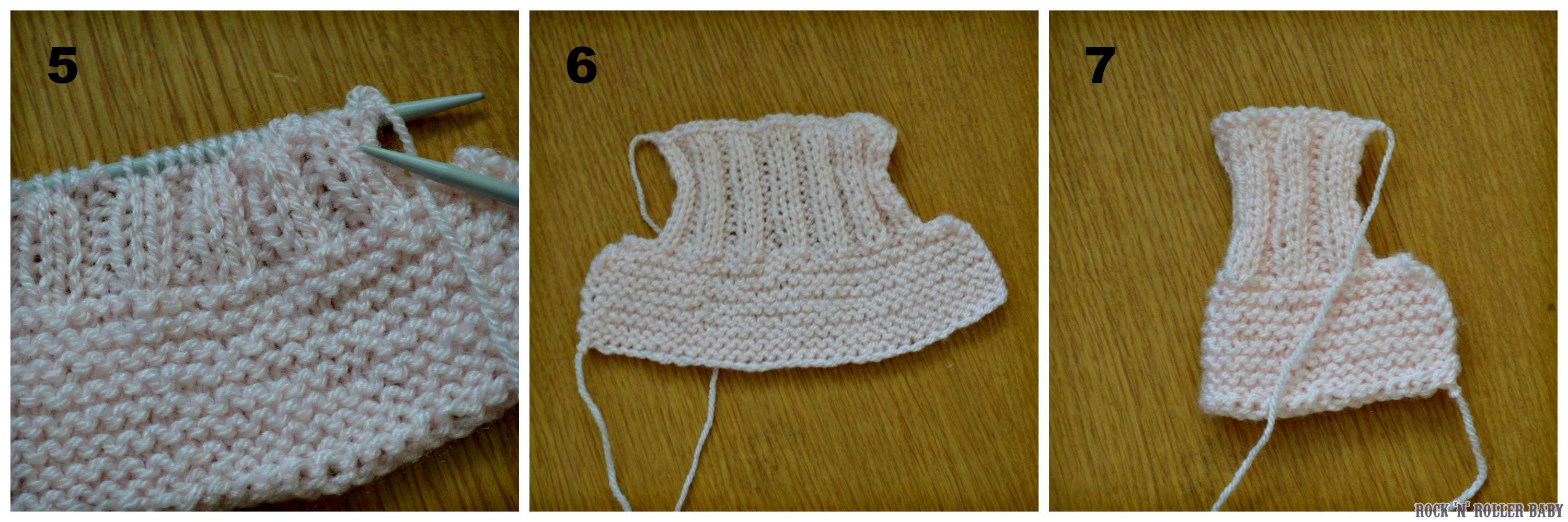 Very Easy How To Knit Baby Booties Rocknrollerbaby