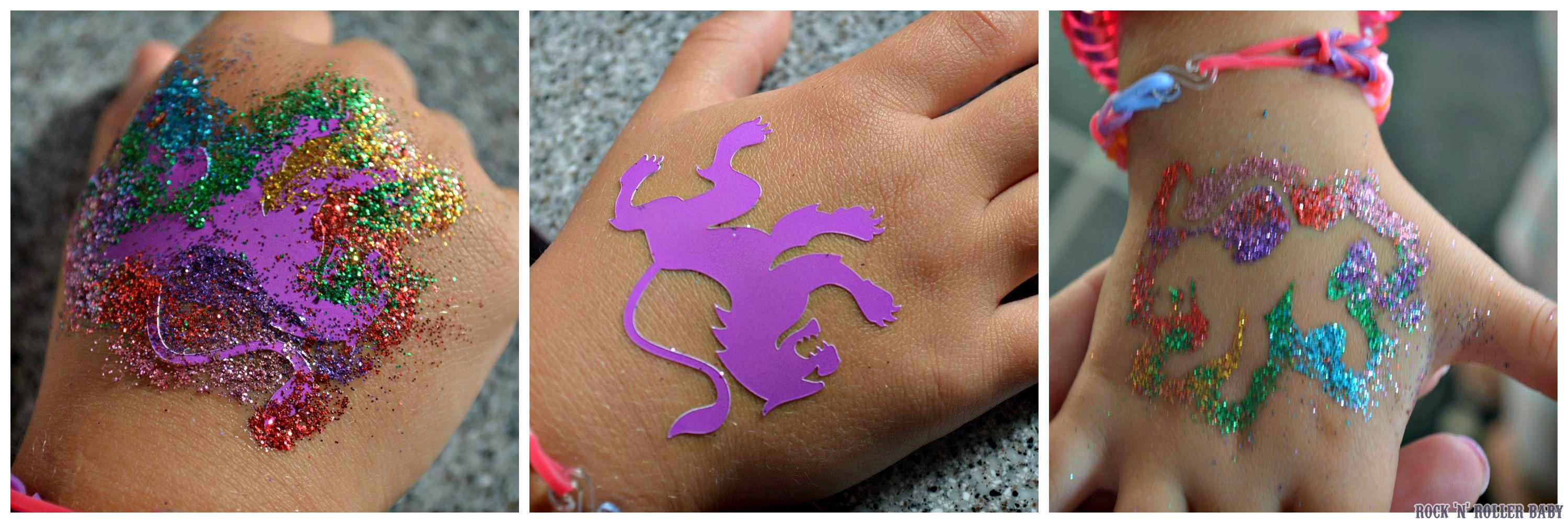 Interplay Glitter Tattoos! RocknRollerBaby